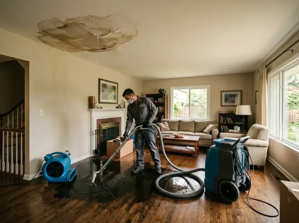 attic-pipe-burst-ceiling-drip-008 — frequently asked questions, Water Damage Restoration & Carpet Care in Konterra, MD